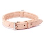Blush Leather Collar