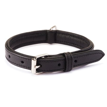Black Leather Collar